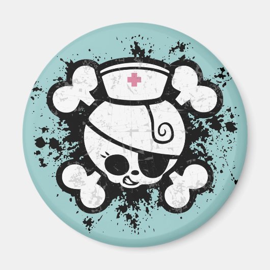Nurse Dolly Platsch Magnet (Vorne)