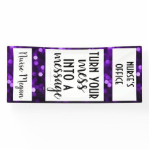 Nurse Door Decor;Lila Bokeh; Meldung