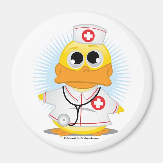 Nurse Duck Magnet (Vorne)