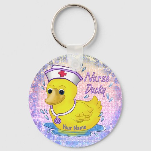 Nurse Ducky Schlüsselanhänger (Vorderseite)