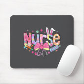 Nurse Easter Day Cute Coquette Stethoscope Nursing Mousepad (Mit Mouse)