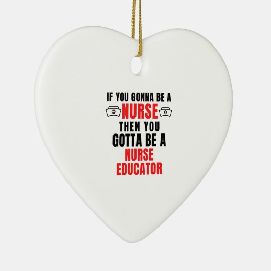 NURSE EDUCATOR KERAMIK ORNAMENT (Rechts)