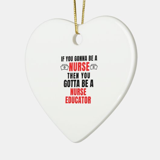 NURSE EDUCATOR KERAMIK ORNAMENT (Links)