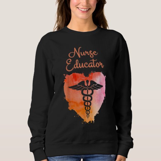 Nurse Educator Nurses Nursing Graduation Caduceus Sweatshirt (Vorderseite)