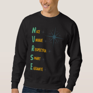 Nurse Einzigartiges Nizza Nurse Day Cool Nurse Sweatshirt