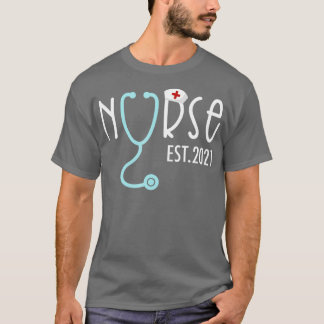 Nurse Est 2023 RN Nursing School Abschluss Gradua T-Shirt
