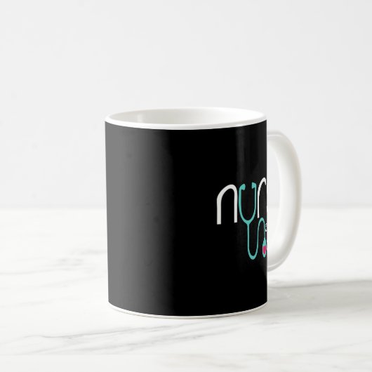 Nurse Est 2025 Rn Nursing School Abschluss Gradua Kaffeetasse (VorderseiteRechts)