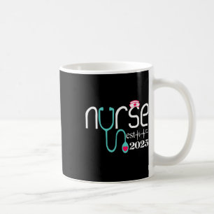 Nurse Est 2025 Rn Nursing School Abschluss Gradua Kaffeetasse