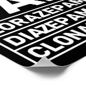 Nurse Every Nurse Has A Friend Pam Lorazepam Diaze Poster (Ecke)