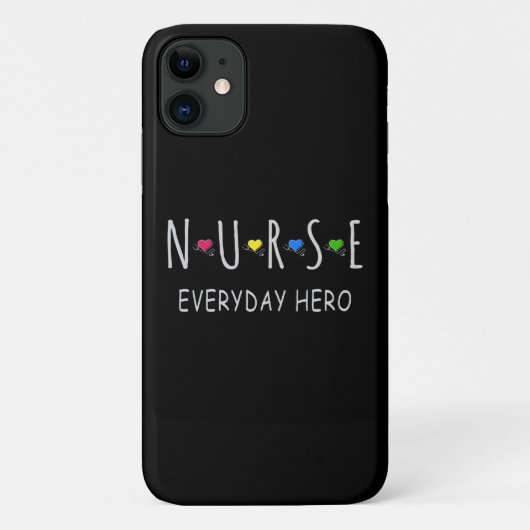 Nurse Everyday Hero Case-Mate iPhone Hülle (Rückseite)