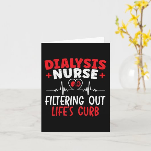 Nurse Filtering Heartbeat Karte (Gelbe Blume)