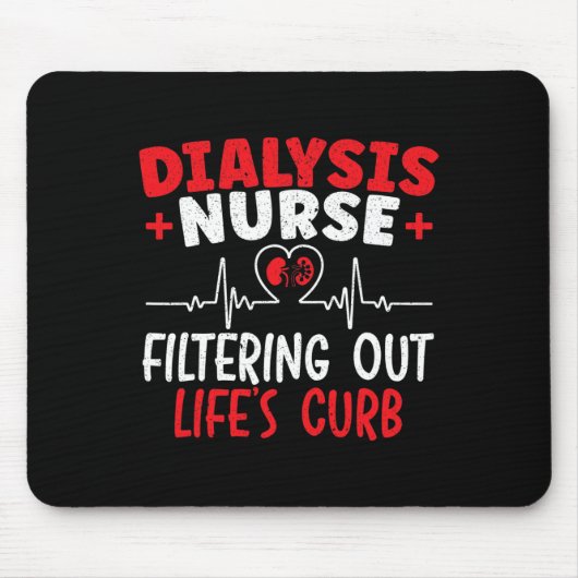 Nurse Filtering Heartbeat Mousepad (Vorne)