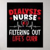 Nurse Filtering Heartbeat Poster (Vorne)