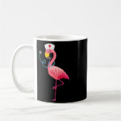 Nurse Flamingo - Funny Flamingo Lover Nursing Kaffeetasse (Links)