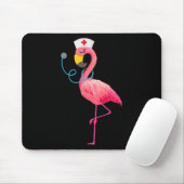 Nurse Flamingo - Funny Flamingo Lover Nursing Mousepad (Mit Mouse)