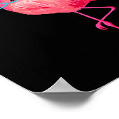 Nurse Flamingo - Funny Flamingo Lover Nursing Poster (Ecke)