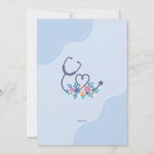 Nurse Floral vielen Dank für die Einladung (Rückseite)