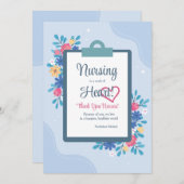 Nurse Floral vielen Dank für die Einladung (Vorne/Hinten)