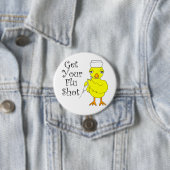 Nurse Flu Shot Chick Button (Beispiel)