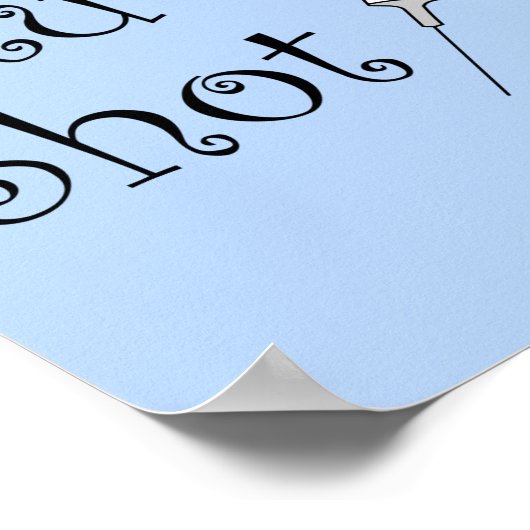 Nurse Flu Shot Chick Poster (Ecke)