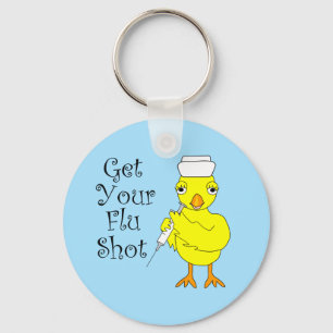 Nurse Flu Shot Chick Schlüsselanhänger