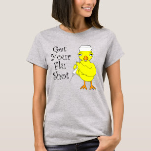 Nurse Flu Shot Chick T-Shirt