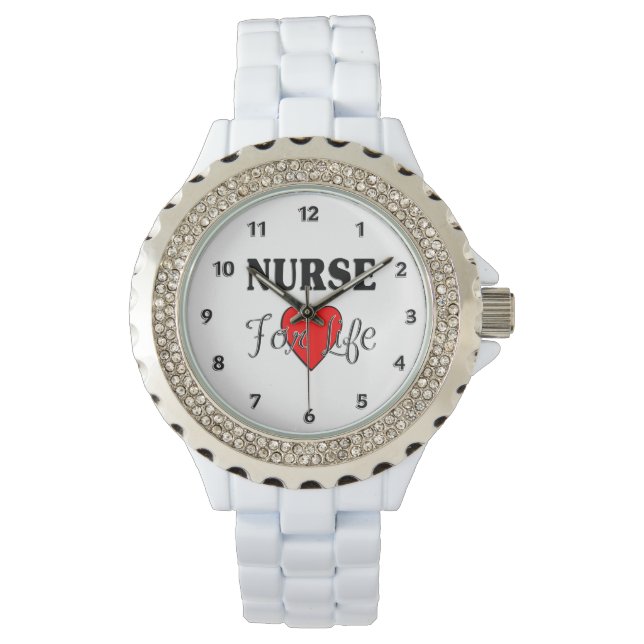Nurse For Life Armbanduhr (Vorderseite)