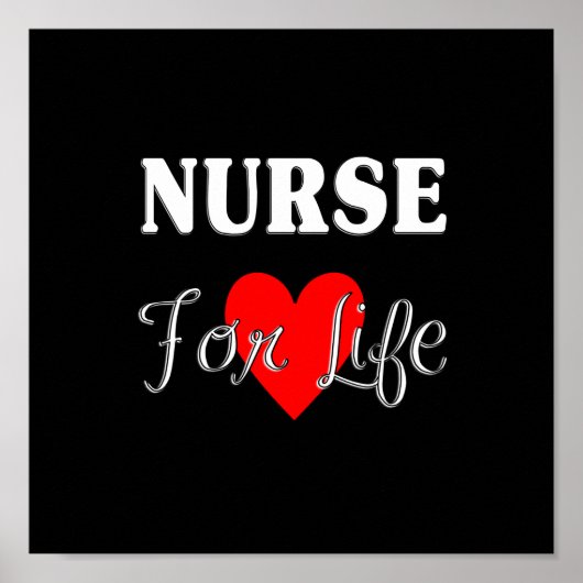Nurse For Life Poster (Vorne)