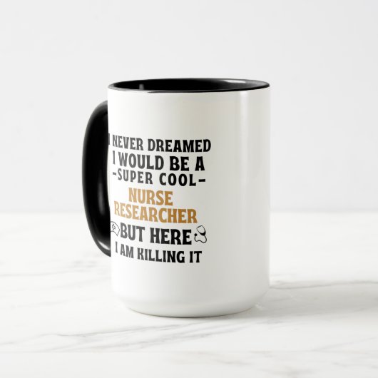 NURSE FORSCHUNG TASSE (Vorderseite Links)