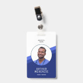 Nurse Foto Hospital ID Ausweis (Vorderseite mit Clip)