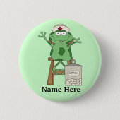 Nurse Frog Button (Vorderseite)
