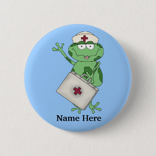 Nurse Frog Button