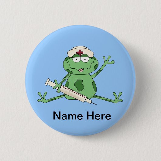 Nurse Frog Button (Vorderseite)