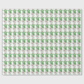 Nurse Frog Cartoon Packpapier (Flach)