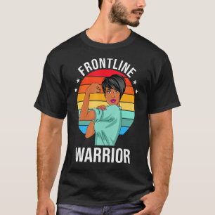 Nurse Frontline Warrior Proud Cna Healthcare Worke T-Shirt