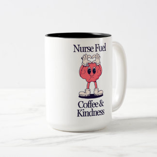 Nurse Fuel - Kaffee- und Kindesdesign Zweifarbige Tasse