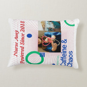 Nurse Fuel Throw Kissen - Koffein & Chaos Funny