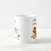 Nurse Funny Dabbing Einhorn Pferd Kaffeetasse (Mittel)