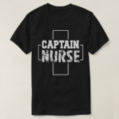 Nurse Funny Geschenk Captain Nurse T-Shirt (Design vorne)