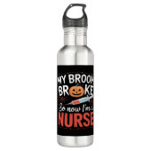 Nurse Funny Halloween Nursing Essential T - Shirt_ Edelstahlflasche (Vorderseite)