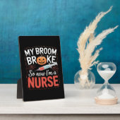 Nurse Funny Halloween Nursing Essential T - Shirt_ Fotoplatte (Seite)