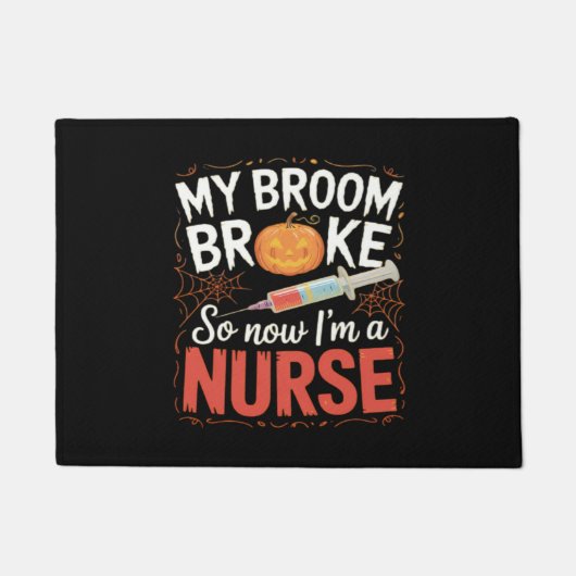 Nurse Funny Halloween Nursing Essential T - Shirt Fußmatte (Vorderseite)