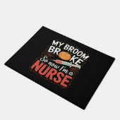 Nurse Funny Halloween Nursing Essential T - Shirt Fußmatte (Schrägansicht)