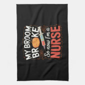Nurse Funny Halloween Nursing Essential T-Shirt Geschirrtuch (Vertikal)