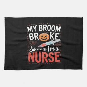 Nurse Funny Halloween Nursing Essential T - Shirt_ Geschirrtuch