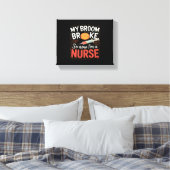 Nurse Funny Halloween Nursing Essential T - Shirt Leinwanddruck (Insitu (Schlafzimmer))