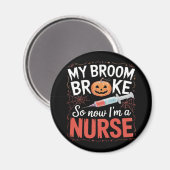 Nurse Funny Halloween Nursing Essential T - Shirt_ Magnet (Vorderseite/Rückseite)