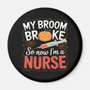 Nurse Funny Halloween Nursing Essential T - Shirt Magnet