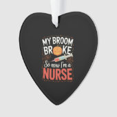 Nurse Funny Halloween Nursing Essential T-Shirt Ornament (Vorderseite)