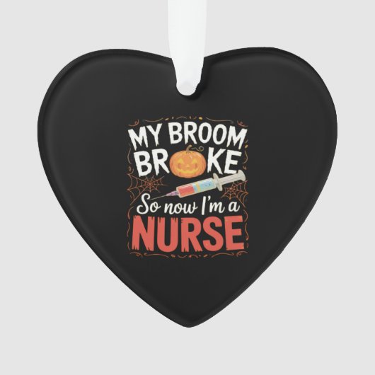 Nurse Funny Halloween Nursing Essential T-Shirt Ornament (Vorderseite)